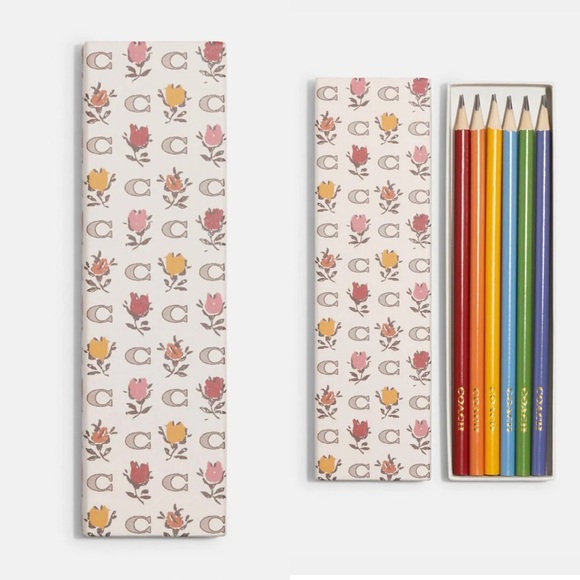 Coach Other - Coach Pencil Set With Badlands Floral Print